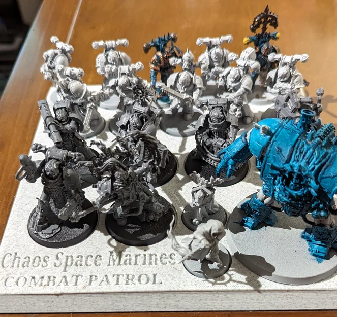 Bảng Mang Theo Combat Patrol Chaos Space Marine (Pre-2024) - Image 1