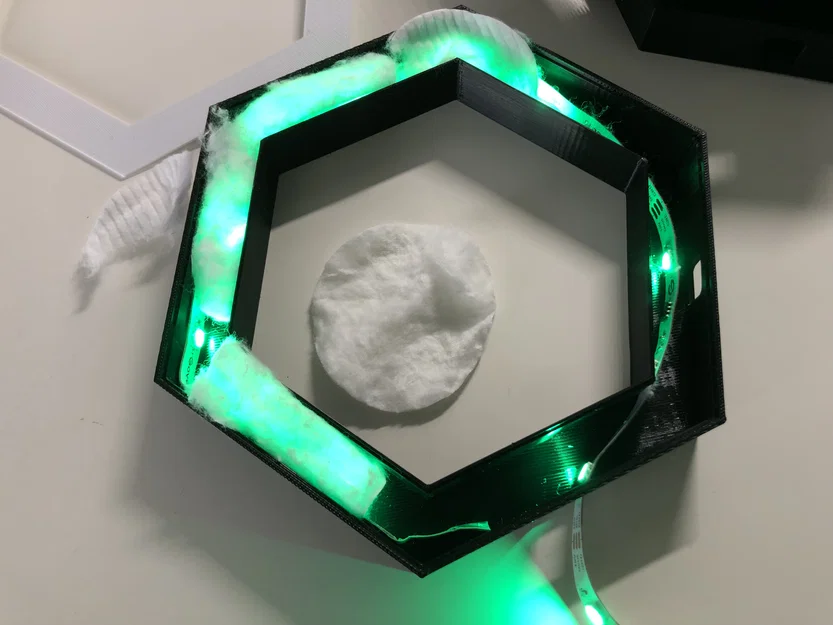 Panel LED Lục Giác & Kệ Mini Có Đèn (Hexagon LED Panels and Shelfs) - Image 4