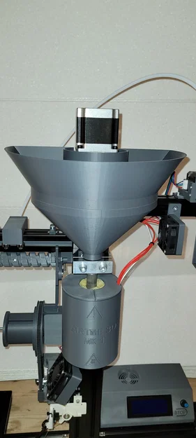 Phễu nạp (Filling Hopper) cho Filamentextruder MK1 & MK2 – artme-3d.de - Image 1
