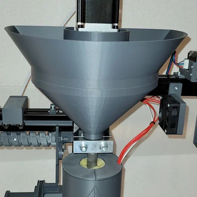 Phễu nạp (Filling Hopper) cho Filamentextruder MK1 & MK2 – artme-3d.de