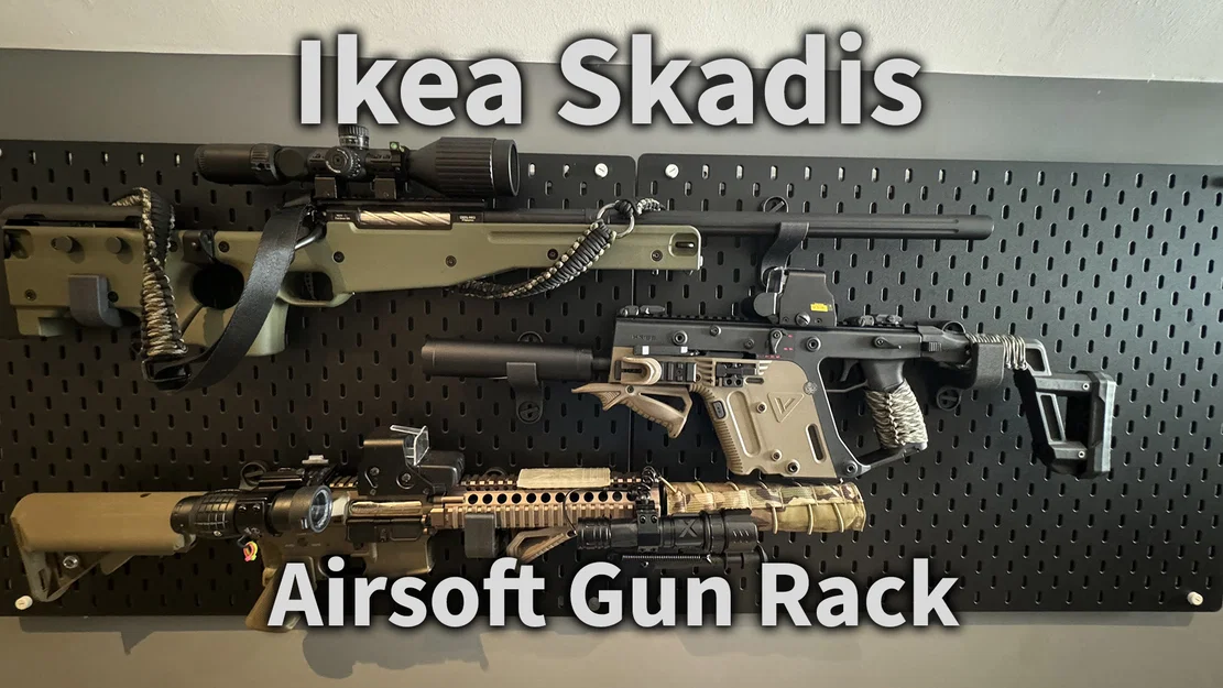 IKEA SKADIS AIRSOFT GUN RACK - RIFLES (Giá treo súng trường) - Image 1