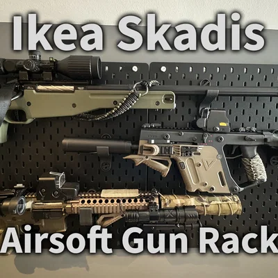 IKEA SKADIS AIRSOFT GUN RACK - RIFLES (Giá treo súng trường)