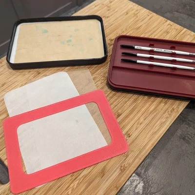 Khuôn cắt giấy cho khay pha màu Army Painter (Wet Palette Template)