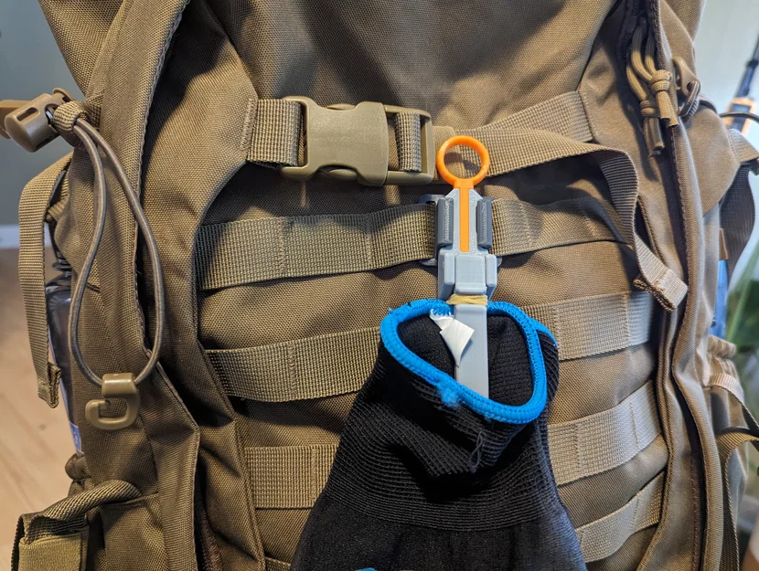 QUICK-CLIP: Kẹp lò xo / Kẹp găng tay (Spring Clip / Glove Holder) - Image 2