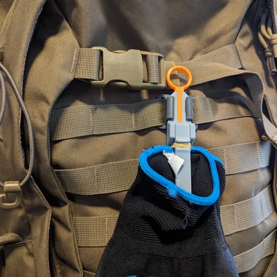 QUICK-CLIP: Kẹp lò xo / Kẹp găng tay (Spring Clip / Glove Holder)