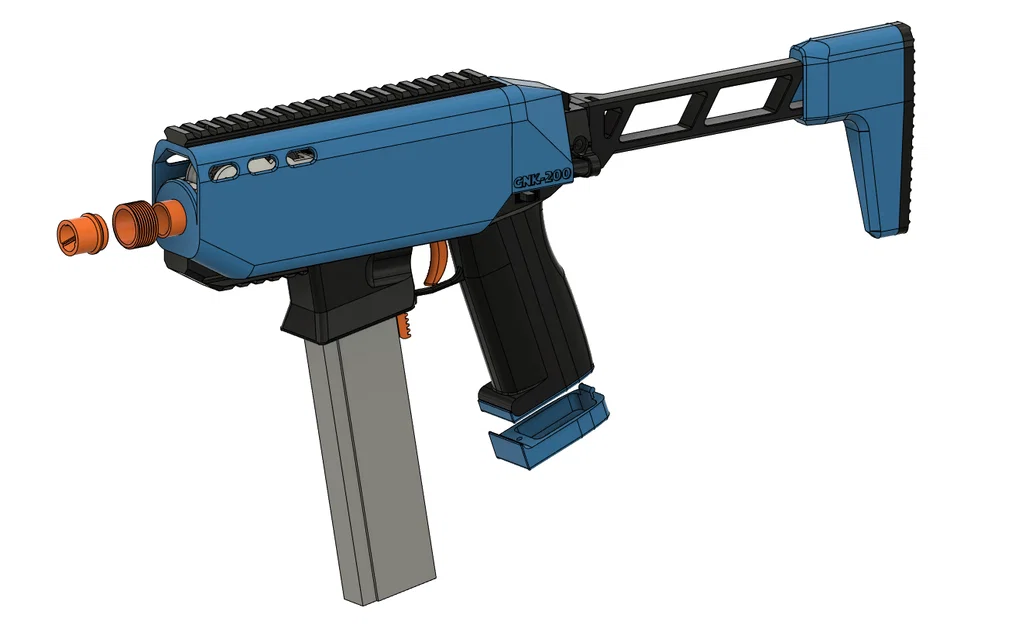 GnK-200: Dual Stage Brushless Solenoid Nerf Blaster UPDATED V1.1 - Image 5