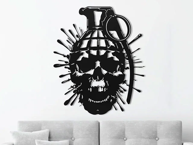 Mô hình treo tường Death Mask (Mặt nạ tử thần) phong cách độc lạ - Image 1