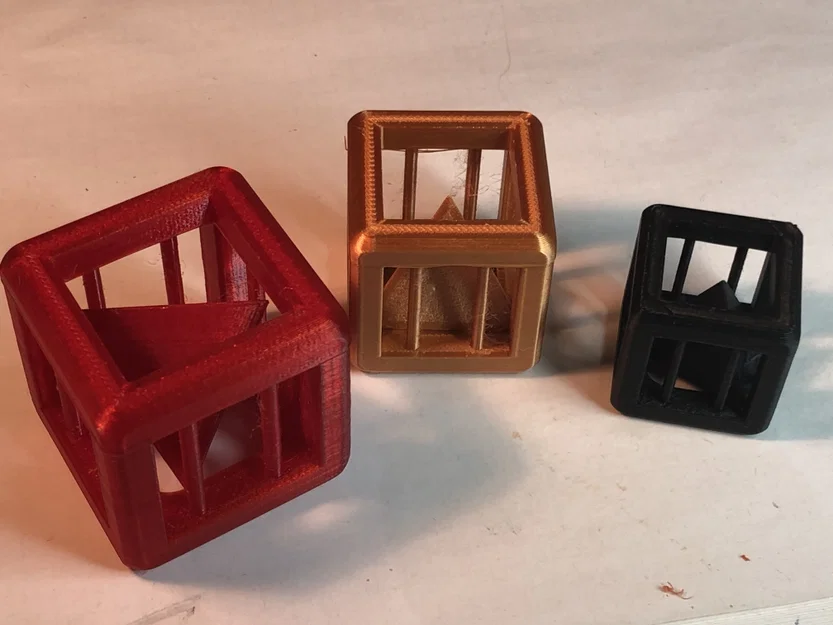 Puzzle Kim Tự Tháp Trong Lồng (Pyramid in a Cage Puzzle) - Image 1
