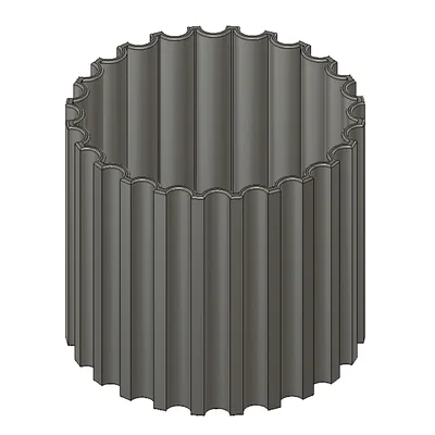 Planter #8 - Chậu trồng cây chủ đề ống nước (Pipe) kèm đế