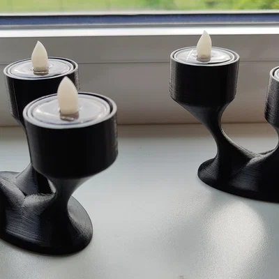 Holder nến tealight điện (1/2/3 đèn) – Teelichthalter für elektrische Teelichter