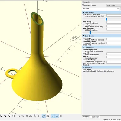 Phễu Parametric Mượt (Smooth Parametric Funnel)