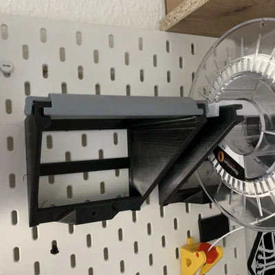 Giá treo cuộn filament cho bảng IKEA Skadis siêu gọn gàng