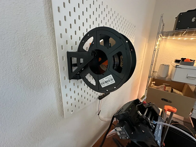 Giá treo cuộn nhựa IKEA Skadis tích hợp ngàm ống PTFE cho MMU - Image 1