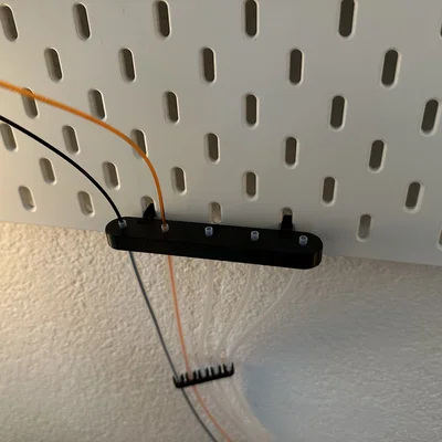 Giá treo cuộn nhựa IKEA Skadis tích hợp ngàm ống PTFE cho MMU