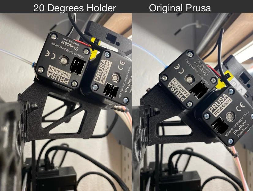 Giá đỡ MMU3-Frame-Holder tùy chỉnh góc độ cho máy in Prusa - Image 1