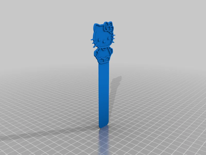 Kẹp sách Hello Kitty (Hello Kitty bookmark) - Mẫu in 3D dễ thương - Image 2