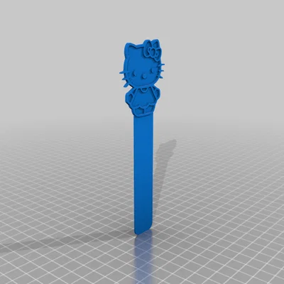 Kẹp sách Hello Kitty (Hello Kitty bookmark) - Mẫu in 3D dễ thương