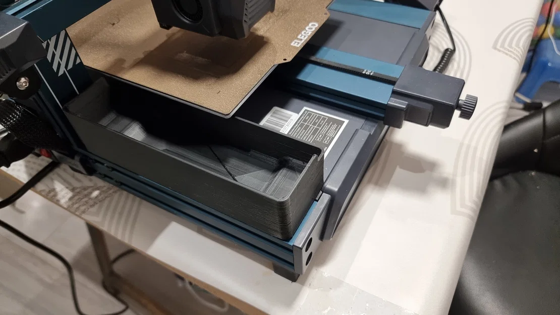 Hộp hứng rác (scrap bin) cho Elegoo Neptune 3/4 Pro - Image 1