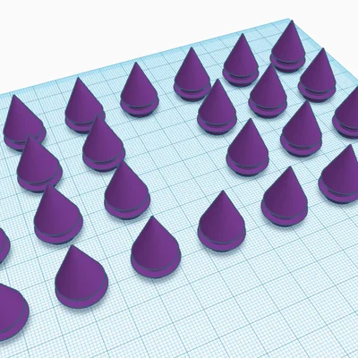 Phụ kiện gai nhọn trang trí Crocs (Croc Spikes) in 3D siêu chất