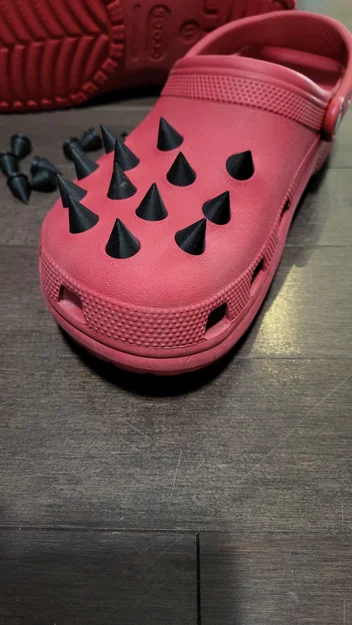 Phụ kiện gai nhọn trang trí Crocs (Croc Spikes) in 3D siêu chất - Image 4