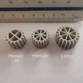 Media lọc sinh học helix moving bed cho hồ pond/aquarium (Pond aquarium filter filtration medium) - Thumbnail 1