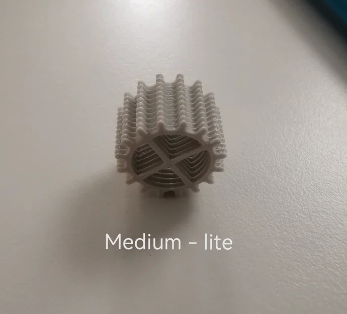 Media lọc sinh học helix moving bed cho hồ pond/aquarium (Pond aquarium filter filtration medium) - Image 2
