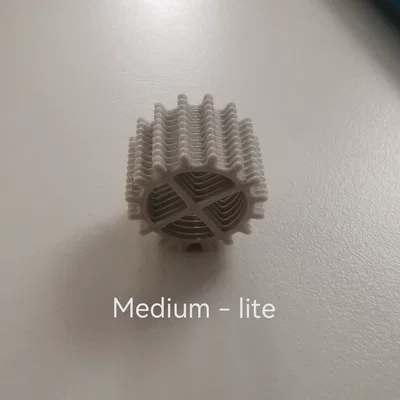 Media lọc sinh học helix moving bed cho hồ pond/aquarium (Pond aquarium filter filtration medium)