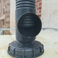 Bộ dẫn nước mưa vào thùng IBC tích hợp lưới lọc (cho ống KG 100) - Thumbnail 2
