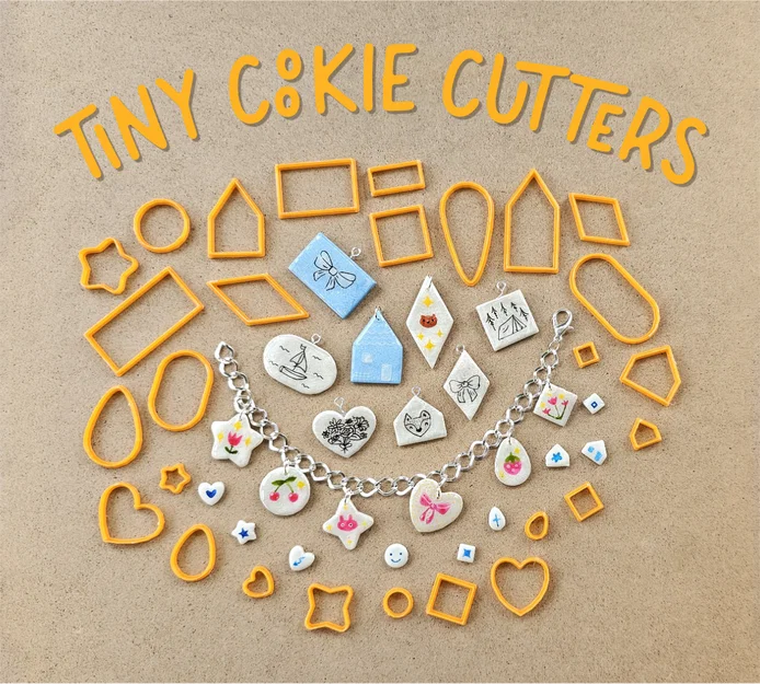 Khuôn Cắt Mini Làm Bánh/Đất Sét (Tiny Cookie/Clay Cutters) - Image 1