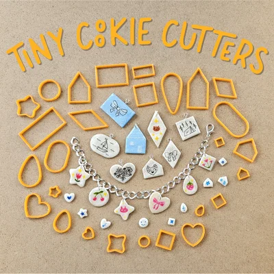 Khuôn Cắt Mini Làm Bánh/Đất Sét (Tiny Cookie/Clay Cutters)