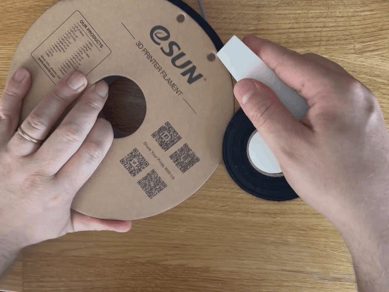 Cữ Dán Băng Keo Spool - Che Mép Bìa Carton Cho AMS - Image 1