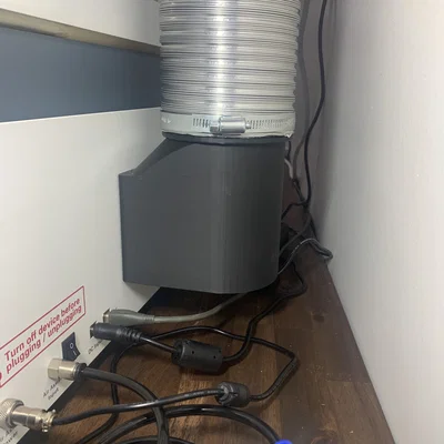 Cút thoát khí 90° 100mm cho WeCreat Vision (WeCreat Vision 100mm Exhaust Elbow)