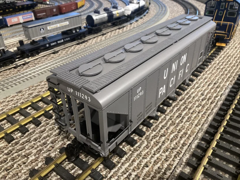 Chuyển toa Bachmann 98908 Hopper G-Scale 1:29 thành Covered Hopper 3 khoang - Image 3