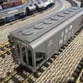 Chuyển toa Bachmann 98908 Hopper G-Scale 1:29 thành Covered Hopper 3 khoang - Thumbnail 3