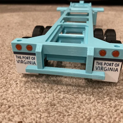 Chassis container 20' G-Scale 1:29