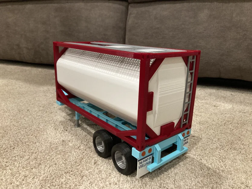 Chassis container 20' G-Scale 1:29 - Image 7