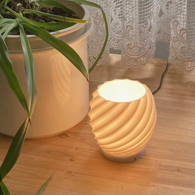 Lamp #55 - Chụp đèn vase xoắn cho Bambu Lamp Kit 001 Base