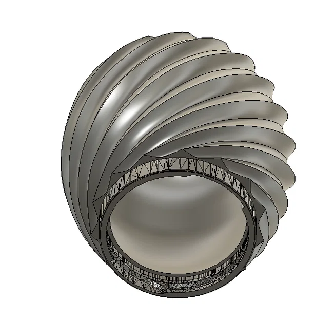 Lamp #55 - Chụp đèn vase xoắn cho Bambu Lamp Kit 001 Base - Image 3