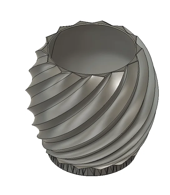 Lamp #55 - Chụp đèn vase xoắn cho Bambu Lamp Kit 001 Base - Image 5