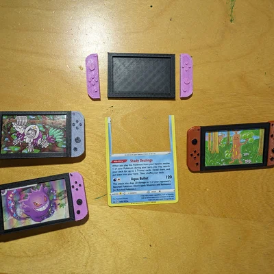 Móc khóa Nintendo Switch mini đựng thẻ bài Pokémon siêu dễ thương