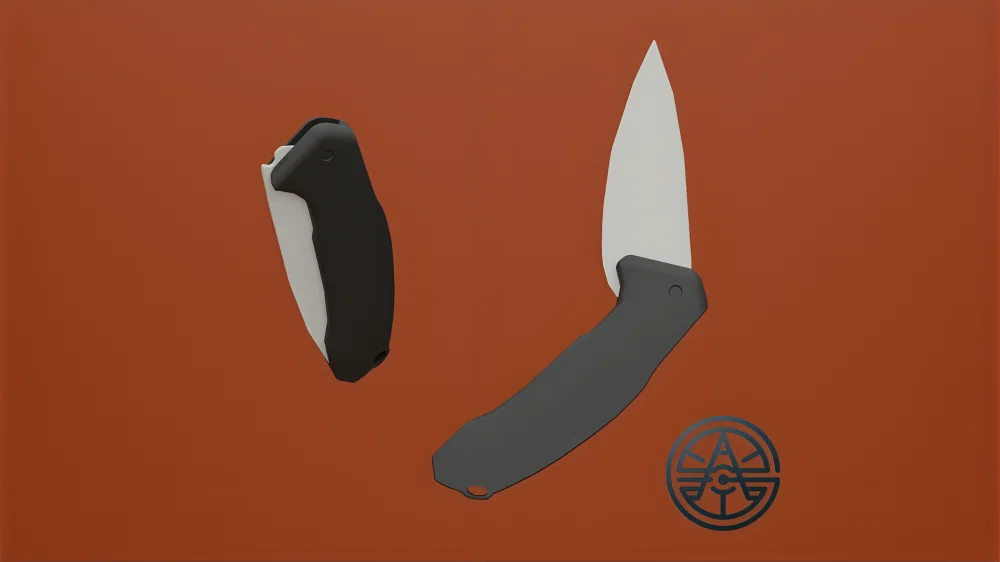 FLIP KNIFE (Dao lật) in 3D 1 part - Image 1