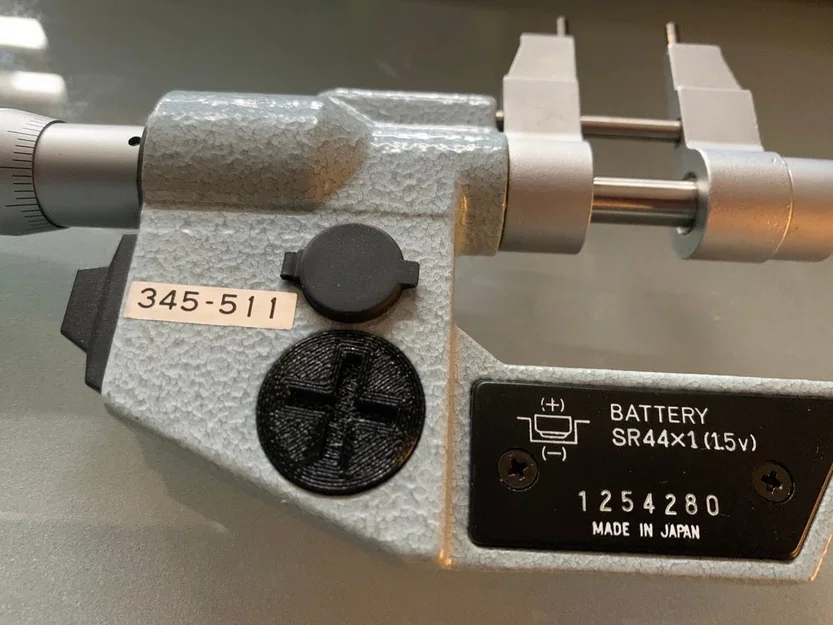 Nắp Pin Thay Thế Cho Mitutoyo Micrometer (Mitutoyo Micrometer Battery Cover) - Image 1