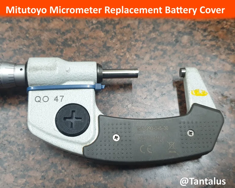 Nắp pin thay thế cho Mitutoyo Micrometer (Replacement Battery Cover) - Image 1
