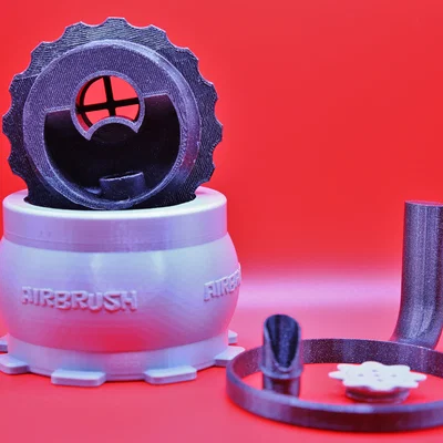 Hộp vệ sinh airbrush (Airbrush cleaning container)