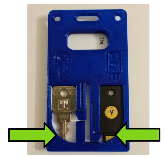 Ausweishalter – YubiKey/Schlüssel Halter – Badge holder – AirTag (Bản tiếng Việt) - Image 9