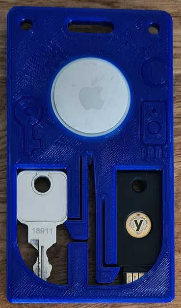 Ausweishalter – YubiKey/Schlüssel Halter – Badge holder – AirTag (Bản tiếng Việt) - Image 11