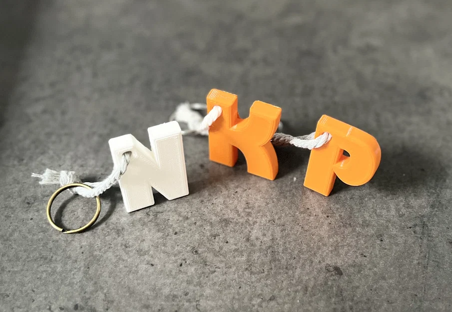 Bộ Móc Khóa Chữ A-Z (Dùng dưới 8g filament) - Image 3