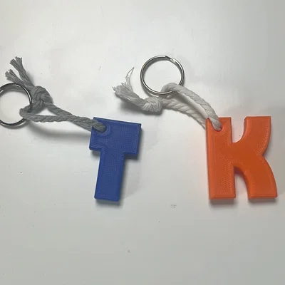Bộ Móc Khóa Chữ A-Z (Dùng dưới 8g filament)