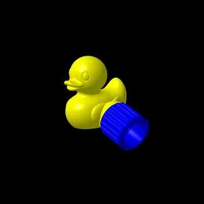 Nắp van bánh xe hình chú vịt vàng cho xe JEEP - Phụ kiện 3D siêu cute