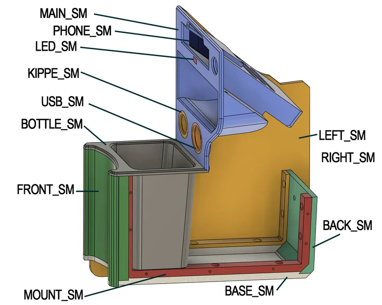 Mittelkonsole cho Smart 451 - Image 2